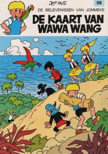 Jommeke 98 - De kaart van WaWa Wang, Softcover (Het Volk)