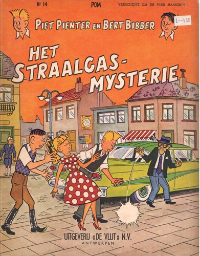 Piet Pienter en Bert Bibber 14 - Het straalgas-mysterie, Softcover, Piet Pienter en Bert Bibber - De Vlijt 1st reeks (De Vlijt)