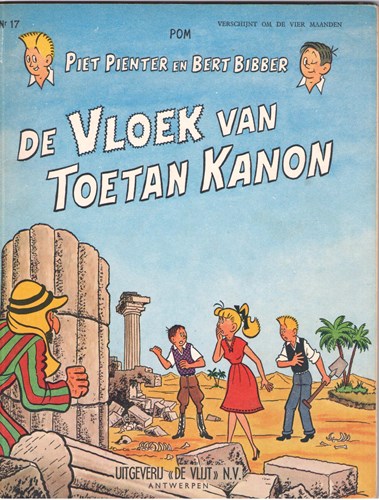 Piet Pienter en Bert Bibber 17 - De vloek van Toetan Kanon, Softcover, Piet Pienter en Bert Bibber - De Vlijt 1st reeks (De Vlijt)