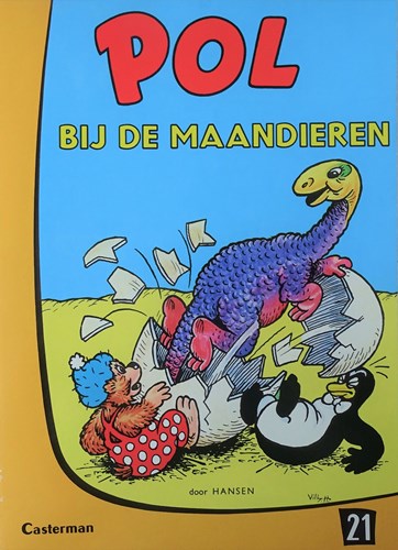 Pol - Oorspronkelijke serie 21 - Pol bij de maandieren, Softcover (Casterman)