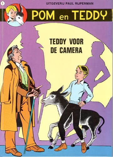 Pom en Teddy - Rijperman zwart/wit 1 - Teddy voor de camera, Hardcover (Paul Rijperman)