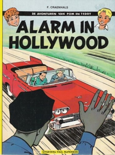 Pom en Teddy - Rijperman gekleurd 4 - Alarm in Hollywood, Hc+linnen rug (Paul Rijperman)