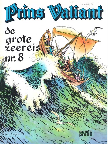 Prins Valiant - Junior Press  8 - De grote zeereis, Softcover, Eerste druk (1976), Prins Valiant - Semic (Semic Press)