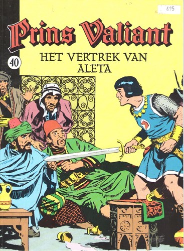 Prins Valiant - Junior Press  40 - Het vertrek van Aleta, Softcover, Eerste druk (1988), Prins Valiant - Semic (Juniorpress)