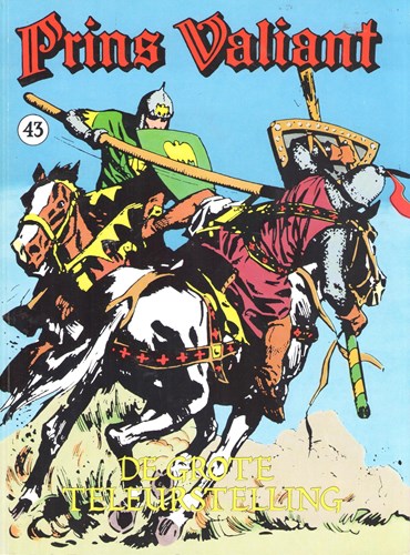Prins Valiant - Junior Press  43 - De grote teleurstelling, Softcover, Eerste druk (1989), Prins Valiant - Semic (Juniorpress)