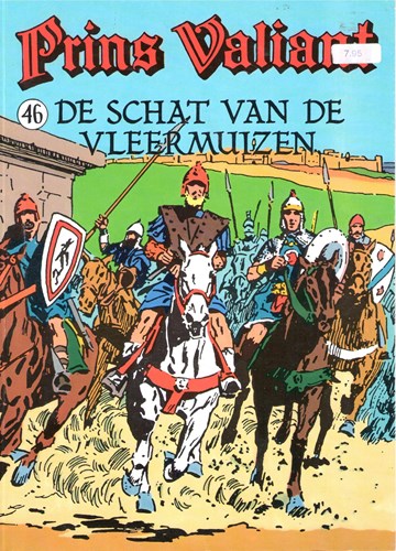 Prins Valiant - Junior Press  46 - De schat van de vleermuizen, Softcover, Eerste druk (1990), Prins Valiant - Semic (Juniorpress)