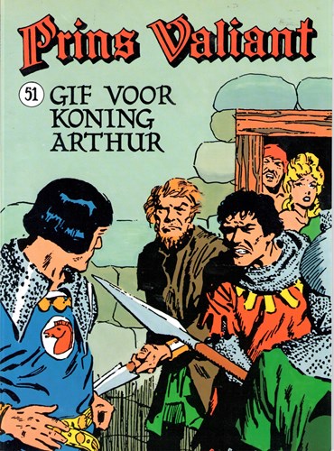 Prins Valiant - Junior Press  51 - Gif voor Koning Arthur, Softcover, Eerste druk (1991), Prins Valiant - Semic (Juniorpress)