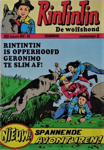 RinTinTin - Classics 2 - RinTinTin is opperhoofd Geronimo te slim af !, Softcover (Classics Nederland (dubbele))