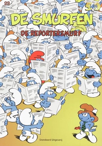 Smurfen, de 23 - De reportersmurf, Softcover (Standaard Uitgeverij)