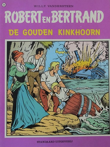 Robert en Bertrand 24 - De gouden kinkhoorn, Softcover, Robert en Bertrand - Standaard (Standaard Uitgeverij)