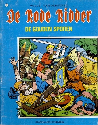 Rode Ridder, de 2 - De gouden sporen, Softcover, Rode Ridder - Ongekleurd reeks (Standaard Boekhandel)