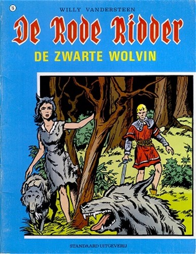 Rode Ridder, de 15 - De zwarte wolvin, Softcover, Rode Ridder - Ongekleurd reeks (Standaard Boekhandel)