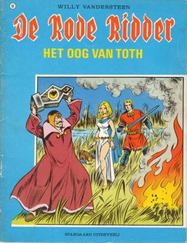 Rode Ridder, de 88 - Het oog van Toth, Softcover, Eerste druk (1979), Rode Ridder - Ongekleurd reeks (Standaard Uitgeverij)