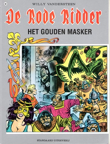 Rode Ridder, de 160 - Het gouden masker, Softcover, Eerste druk (1996), Rode Ridder - Gekleurde reeks (Standaard Uitgeverij)