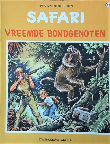 Safari 3 - Vreemde bondgenoten, Softcover, Eerste druk (1970) (Standaard Uitgeverij)