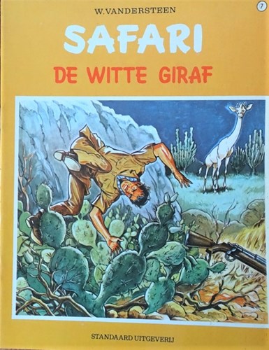 Safari 7 - De witte giraf, Softcover, Eerste druk (1971) (Standaard Uitgeverij)