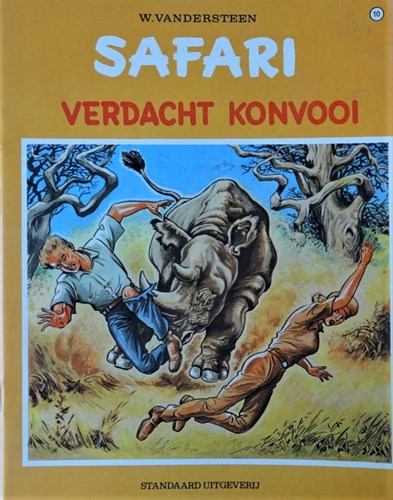 Safari 10 - Verdacht konvooi, Softcover, Eerste druk (1971) (Standaard Uitgeverij)