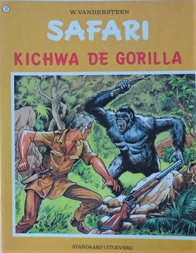 Safari 17 - Kichwa de gorilla, Softcover, Eerste druk (1973) (Standaard Uitgeverij)