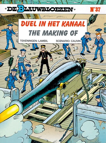 Blauwbloezen, de 37 - Duel in het kanaal - Making of, Softcover, Blauwbloezen - Dupuis (Dupuis)