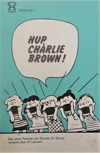 Peanuts - Zwarte Beertjes 7 - Hup, Charlie Brown!, Softcover (A.W. Bruna & Zoon)