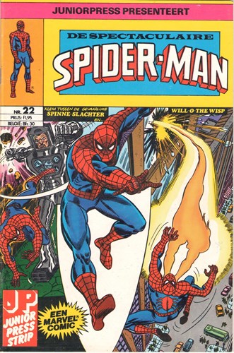 Spektakulaire Spiderman, de 22 - Klem tussen de gevaarlijke Spinne-slachter en ..., Softcover (Junior Press)