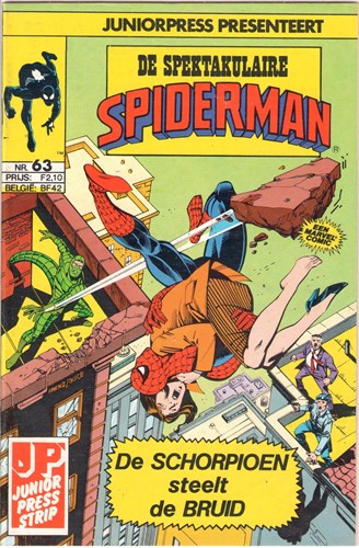 Spektakulaire Spiderman, de 63 - De Schorpioen steelt de bruid, Softcover (Juniorpress)