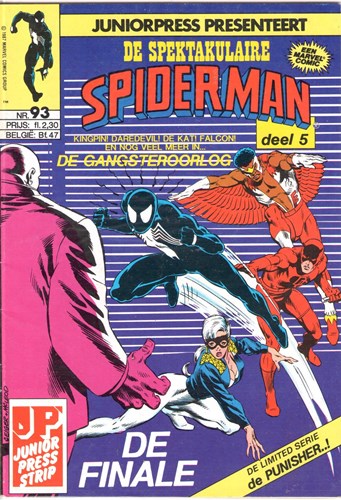 Spektakulaire Spiderman, de 93 - De gangsteroorlog deel 5, De Finale + De Pun.., Softcover (Juniorpress)