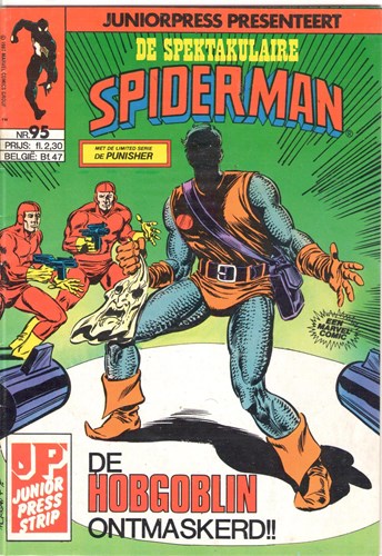 Spektakulaire Spiderman, de 95 - De Hopglobin ontmaskerd !! + De Punisher, Softcover (Junior Press)