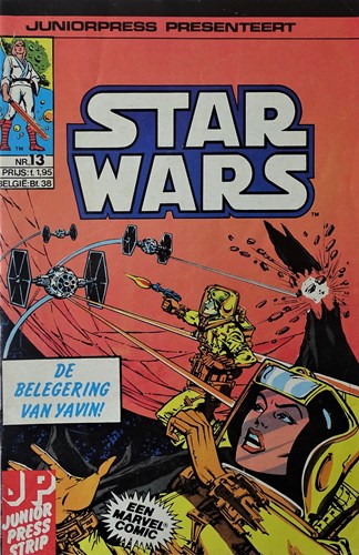 Star Wars - JP presenteert 13 - De belegering van Yavin!, Softcover, Eerste druk (1983) (Juniorpress)