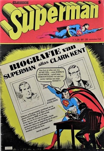 Superman - Classics 52 - Biografie van Superman alias Clark Kent, Softcover (Classics Lektuur)