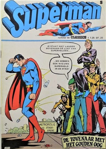 Superman - Classics 58 - De tovenaar met het gouden oog, Softcover (Classics Lektuur)