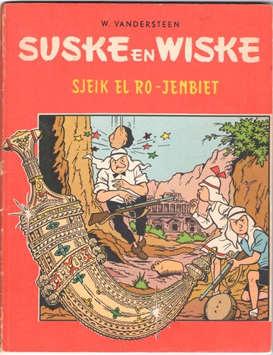 Suske en Wiske - Tweekleurenreeks Vlaams 50 a - Sjeik El Ro-Jenbiet, Softcover, Eerste druk (1964) (Standaard Boekhandel)
