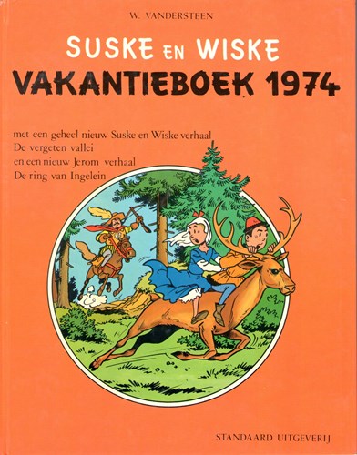 Suske en Wiske - Vakantieboek (1e reeks) 2 - Vakantieboek 2: De vergeten vallei, Hardcover (Standaard Uitgeverij)