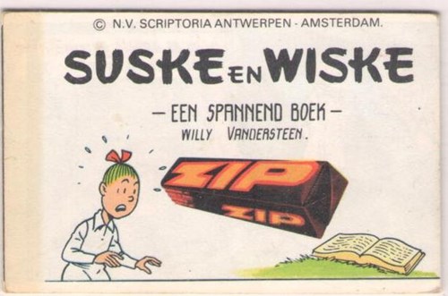 Suske en Wiske 6 - Een spannend boek, Softcover, Suske en Wiske - Vouwstrips (Wavery Productions)