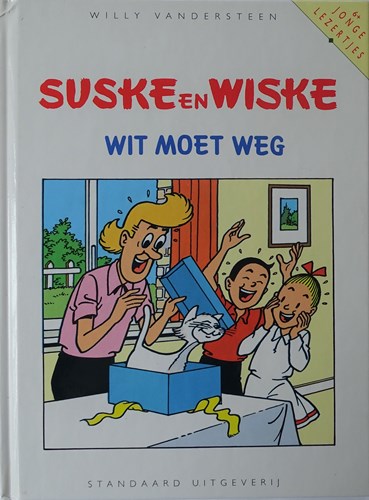 Suske en Wiske - 6+ Jonge Lezertjes 1 - Wit moet weg, Hardcover (Standaard Uitgeverij)