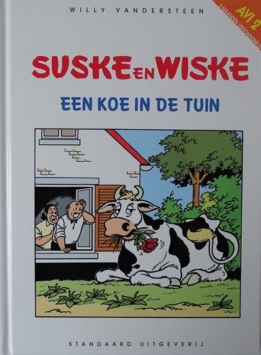 Suske en Wiske - 6+ Jonge Lezertjes 4 - Een koe in de tuin, Hardcover (Standaard Uitgeverij)