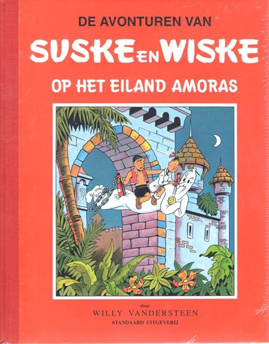 Suske en Wiske - Klassiek Rode reeks - Ongekleurd 2 - Suske en Wiske op het eiland Amoras, Hardcover (Standaard Uitgeverij)
