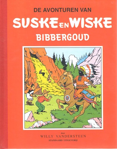 Suske en Wiske - Klassiek Rode reeks - Ongekleurd 12 - Bibbergoud, Hardcover (Standaard Uitgeverij)