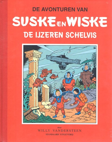 Suske en Wiske - Klassiek Rode reeks - Ongekleurd 28 - De IJzeren Schelvis, Hardcover (Standaard Uitgeverij)