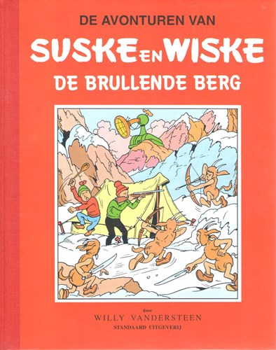 Suske en Wiske - Klassiek Rode reeks - Ongekleurd 31 - De brullende berg, Hardcover (Standaard Uitgeverij)