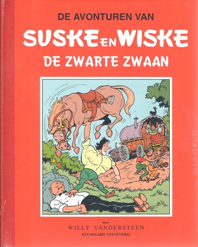 Suske en Wiske - Klassiek Rode reeks - Ongekleurd 38 - De Zwarte Zwaan, Hardcover (Standaard Uitgeverij)