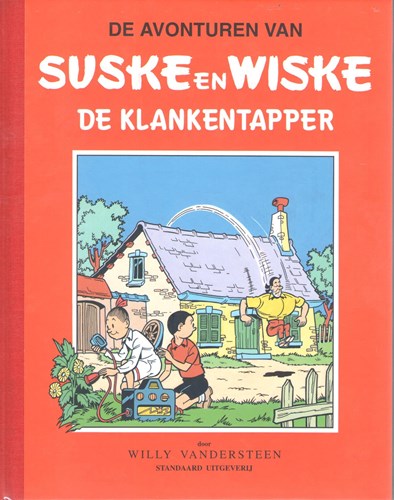 Suske en Wiske - Klassiek Rode reeks - Ongekleurd 45 - De klankentapper, Hardcover (Standaard Uitgeverij)