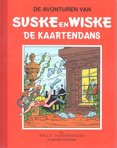 Suske en Wiske - Klassiek Rode reeks - Ongekleurd 48 - De kaartendans, Hardcover (Standaard Uitgeverij)