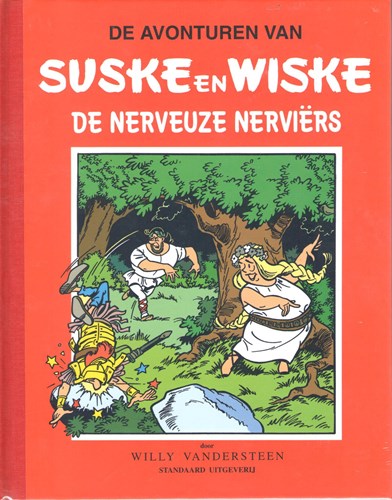 Suske en Wiske - Klassiek Rode reeks - Ongekleurd 53 - De nerveuze Nerviërs, Hardcover (Standaard Uitgeverij)