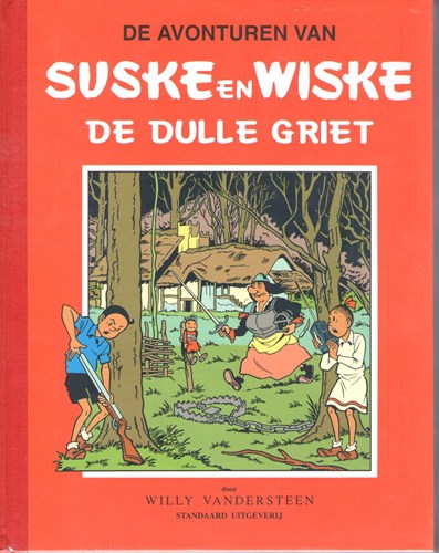 Suske en Wiske - Klassiek Rode reeks - Ongekleurd 59 - De dulle griet, Hardcover (Standaard Uitgeverij)