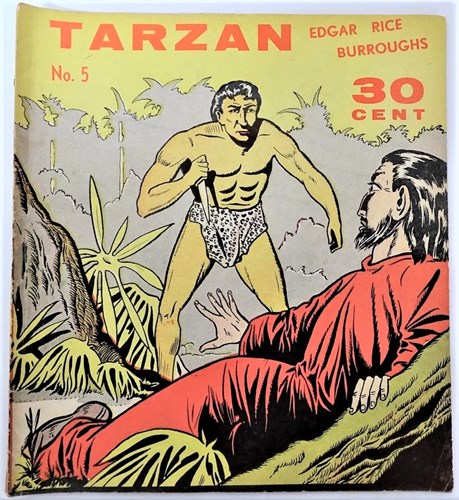 Tarzan - ATH 5 - De zwarte parel, Softcover, Eerste druk (1955) (A.T.H.)