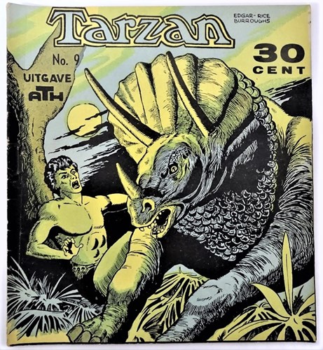 Tarzan - ATH 9 - De gryf, Softcover, Eerste druk (1956) (A.T.H.)