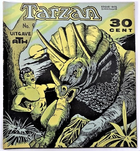 Tarzan - ATH 9 - De gryf, Softcover, Eerste druk (1956) (A.T.H.)
