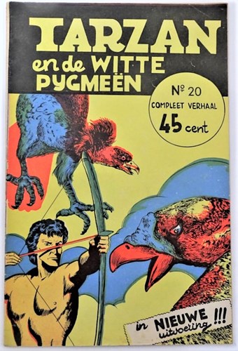 Tarzan - ATH 20 - Tarzan en de witte pygmeën, Softcover, Eerste druk (1956) (A.T.H.)