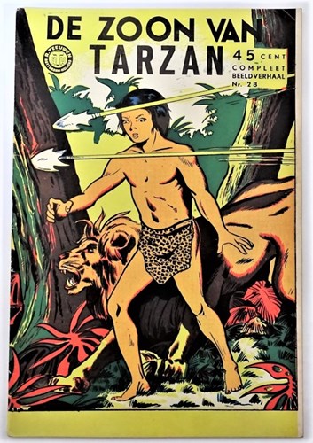 Tarzan - ATH 28 - De zoon van Tarzan, Softcover, Eerste druk (1957) (A.T.H.)